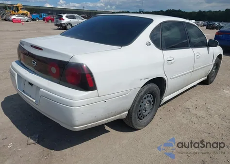 2005 Chevrolet Impala Police из США, поврежденный, VIN 2G1WF55K559295179